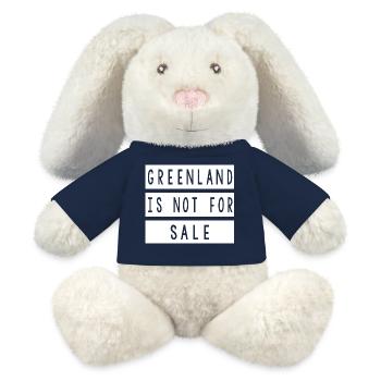 Greenland Is Not For Sale - MiniFeet® RecycelHase® Creme - French Navy - Vorne
