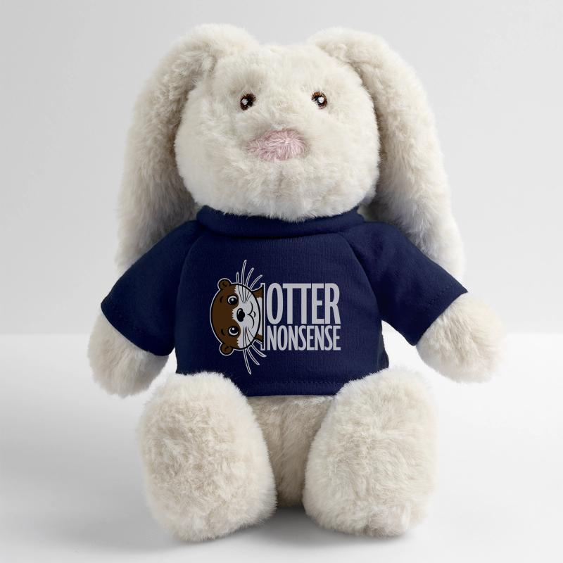 Otter Nonsense Funny Pun Otter Love Saying MiniFeet® RecycelHase® Bunny Cream