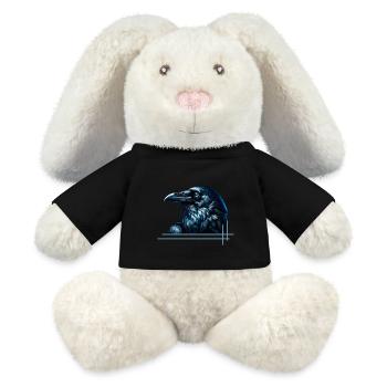 Das Geheimnis des Raben - MiniFeet® RecycelHase® Creme - Schwarz - Vorne