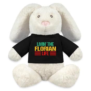 Florian - MiniFeet® RecycelHase® Bunny Cream - black - Front