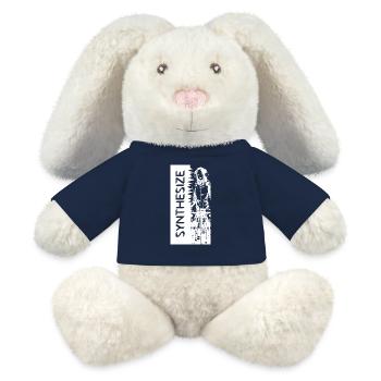 Synth White - MiniFeet® RecycelHase® Creme - French Navy - Vorne