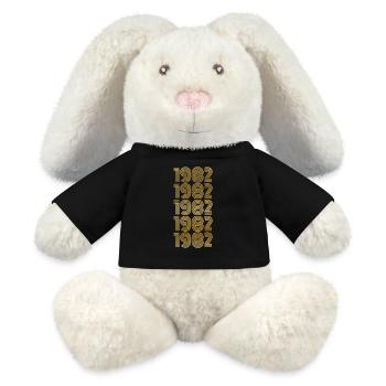 Lover 1982 - MiniFeet® RecycelHase® Bunny Cream - black - Front