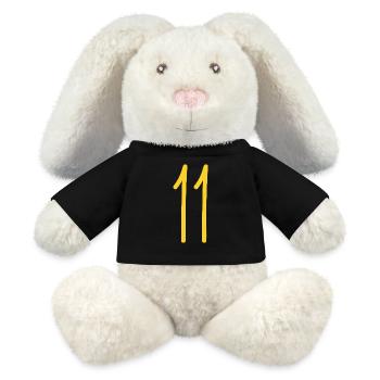 11 - MiniFeet® RecycelHase® Creme - Schwarz - Vorne