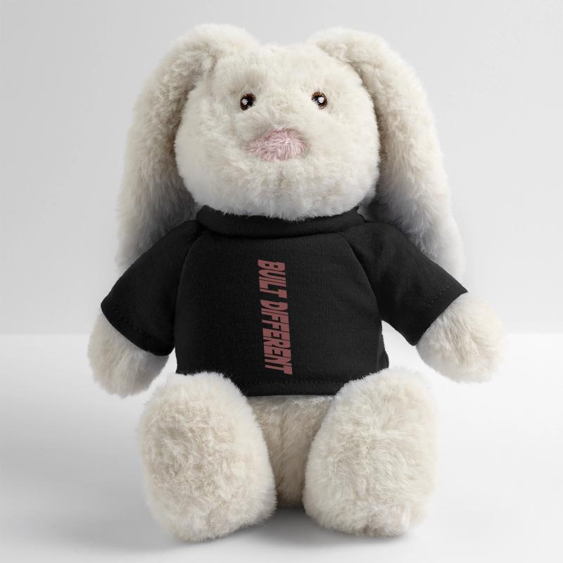 Construit différemment Lapin en peluche recyclé MiniFeet® Crème
