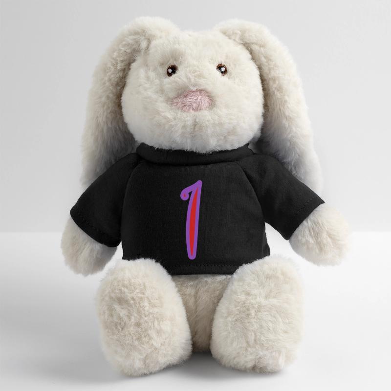 1 Lapin en peluche recyclé MiniFeet® Crème