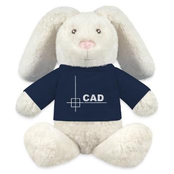 Minimal CAD Konstrukteur Technik Design - MiniFeet® RecycelHase® Creme - French Navy - Vorne