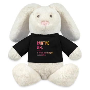 Painting - MiniFeet® RecycelHase® Bunny Cream - black - Front