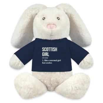 Schottland - MiniFeet® RecycelHase® Creme - French Navy - Vorne