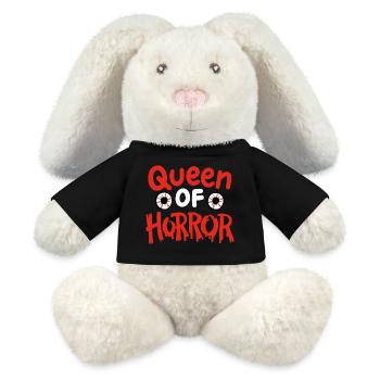 Horrorfilm Horror - MiniFeet® RecycelHase® Creme - Schwarz - Vorne