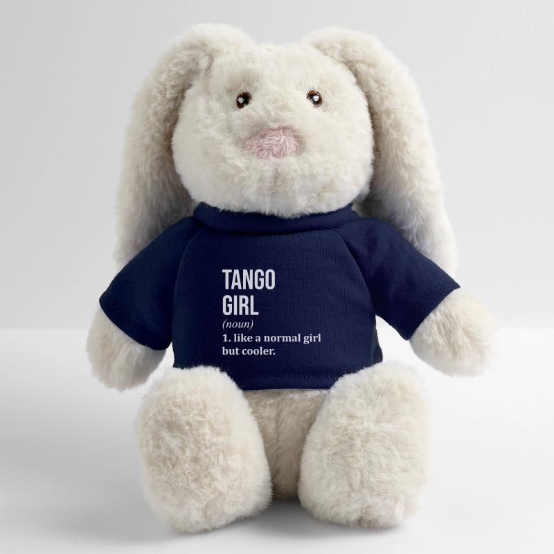tango Lapin en peluche recyclé MiniFeet® Crème