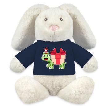 Turtle Birthday Package - MiniFeet® RecycelHase® Bunny Cream - french navy - Front