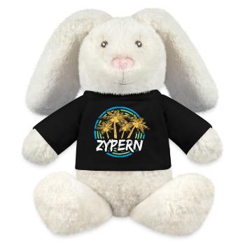 Cyprus as a holiday - MiniFeet® RecycelHase® Bunny Cream - black - Front