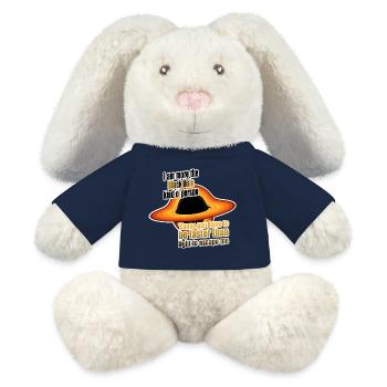 I am more the Black Hole kind o' person - MiniFeet® RecycelHase® Creme - French Navy - Vorne