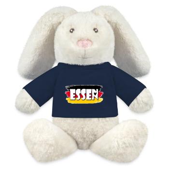 Essen Stadt Deutschland Flagge - MiniFeet® RecycelHase® Creme - French Navy - Vorne