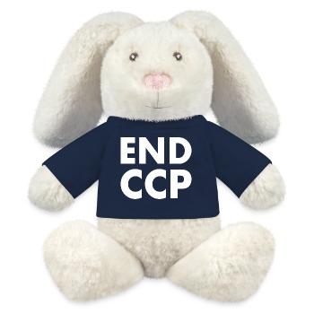 End ccp - MiniFeet® RecycelHase® Creme - French Navy - Vorne