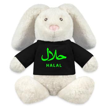 Halal حلال - MiniFeet® RecycelHase® Creme - Schwarz - Vorne