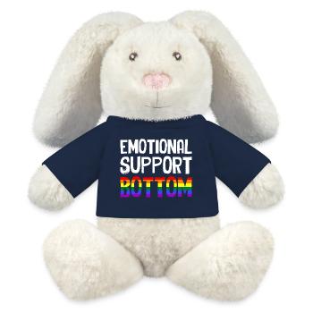 Emotional Support Bottom - MiniFeet® RecycelHase® Bunny Cream - french navy - Front
