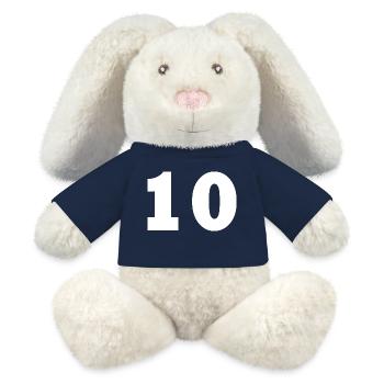 10 - MiniFeet® RecycelHase® Creme - French Navy - Vorne
