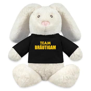 Team bräutigam - MiniFeet® RecycelHase® Creme - Schwarz - Vorne