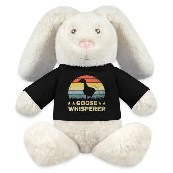 Goose geese - MiniFeet® RecycelHase® Bunny Cream - black - Front