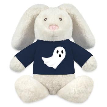Ghost Halloween Night Ghost Spooky - MiniFeet® RecycelHase® Bunny Cream - french navy - Front