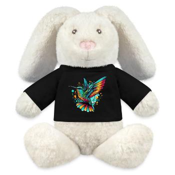 Kolibri - MiniFeet® RecycelHase® Creme - Schwarz - Vorne
