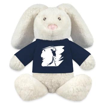 Golfer Skizze - MiniFeet® RecycelHase® Creme - French Navy - Vorne