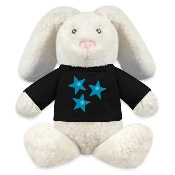 CHRISTMAS. MERRY CHRISTMAS. MERRY CHRISTMAS. NEW YEAR’S DAY - MiniFeet® RecycelHase® Bunny Cream - black - Front