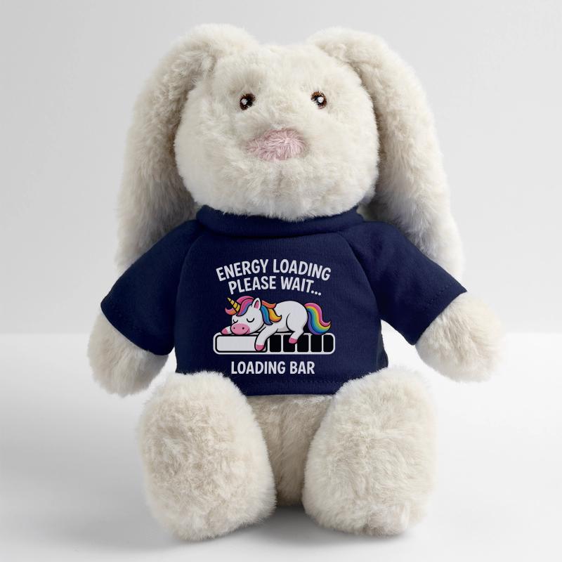 Einhorn Energie Loading Please Wait MiniFeet® RecycelHase® Creme