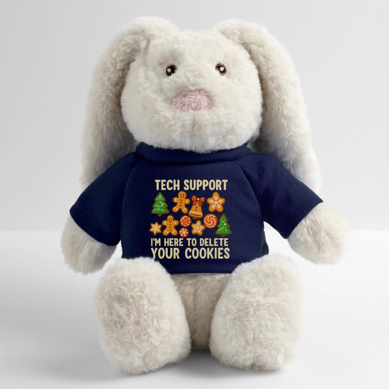 Tech Support Cookie Christmas Meme MiniFeet® RecycelHase® Bunny Cream