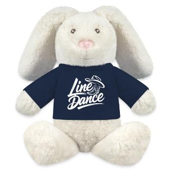 Line Dance – Country Western Tanz - MiniFeet® RecycelHase® Bunny Cream - french navy - Front
