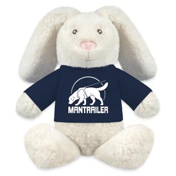 Golden Retriever MANTRAILER Chiens de recherche Chien - Lapin en peluche recyclé MiniFeet® Crème - bleu marine - Devant
