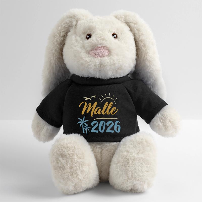 Malle 2026 Lapin en peluche recyclé MiniFeet® Crème
