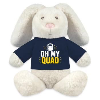 Oh My Quad Kettlebell Kraft - MiniFeet® RecycelHase® Creme - French Navy - Vorne