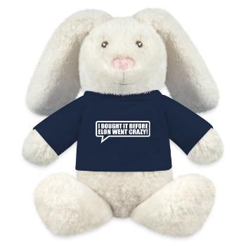I bought it before Elon went crazy - MiniFeet® RecycelHase® Bunny Cream - french navy - Front