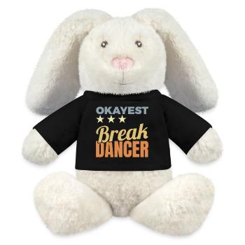 Durchschnittlicher Breakdancer - MiniFeet® RecycelHase® Creme - Schwarz - Vorne