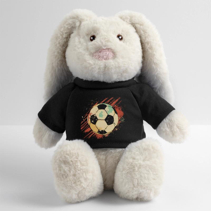 Fußball Grafik MiniFeet® RecycelHase® Creme