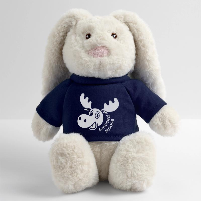 Orignal amusé Lapin en peluche recyclé MiniFeet® Crème