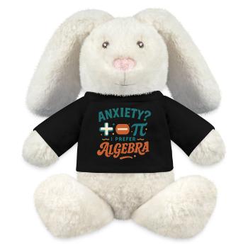 Algebra statt Angst - MiniFeet® RecycelHase® Creme - Schwarz - Vorne