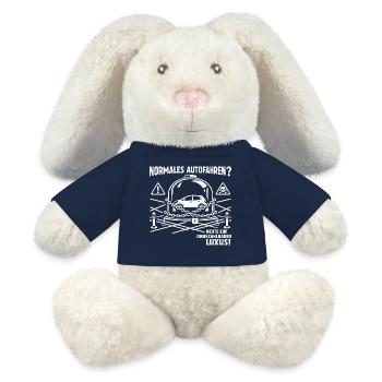 Normales Autofahren ? - MiniFeet® RecycelHase® Creme - French Navy - Vorne
