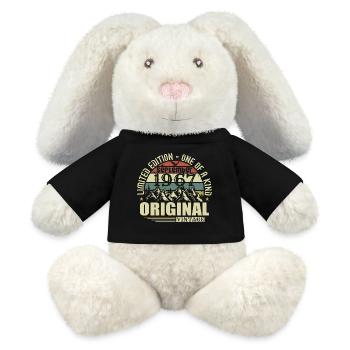Anniversaire Septembre 1967 Edition Limitée Légende - Lapin en peluche recyclé MiniFeet® Crème - noir - Devant