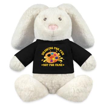 Artist Painter Graphic Drawing For Fun Art Saying - MiniFeet® RecycelHase® Creme - Schwarz - Vorne