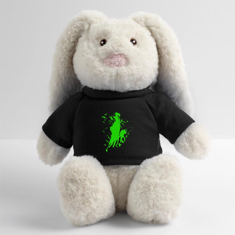tache de couleur Lapin en peluche recyclé MiniFeet® Crème