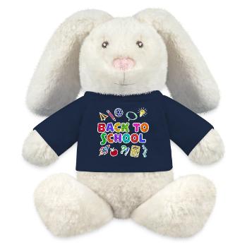 Back School School Start School Start School Child - MiniFeet® RecycelHase® Bunny Cream - french navy - Front