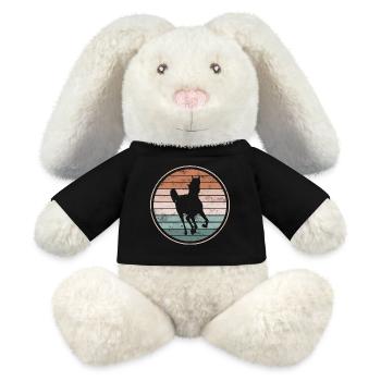 Horse Horses - MiniFeet® RecycelHase® Bunny Cream - black - Front