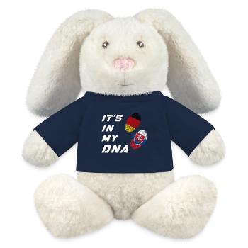 In meiner DNA Deutschland und Slowakei - MiniFeet® RecycelHase® Creme - French Navy - Vorne