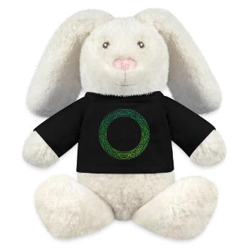 Celtic Knot - MiniFeet® RecycelHase® Bunny Cream - black - Front