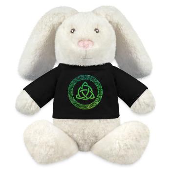 Celtic Knot - MiniFeet® RecycelHase® Creme - Schwarz - Vorne