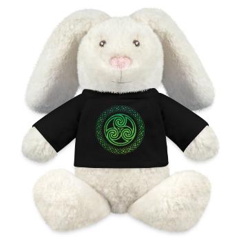 Celtic Knot - MiniFeet® RecycelHase® Creme - Schwarz - Vorne