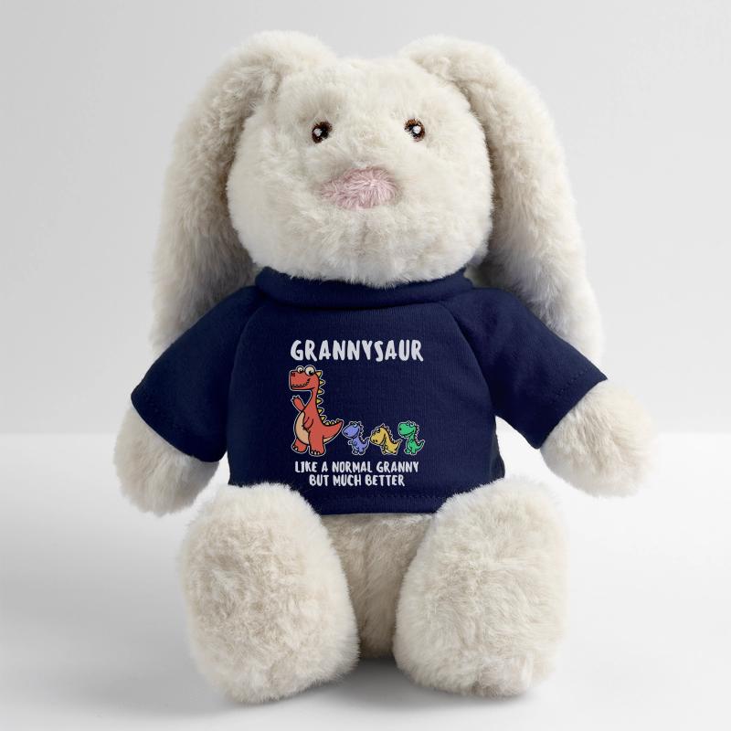 Oma Cool Statement Großmutter Dinosaurier MiniFeet® RecycelHase® Creme
